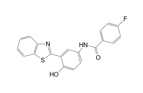 benzamide, N-[3-(2-benzothiazolyl)-4-hydroxyphenyl]-4-fluoro-