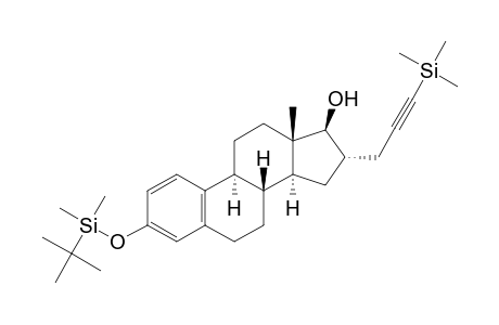 Estra-1,3,5(10)-trien-17-ol, 3-[[(1,1-dimethylethyl)dimethylsilyl]ox y]-16-[3-(trimethylsilyl)-2-propynyl]-, (16.alpha.,17.beta.)-