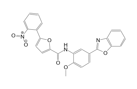 N-[5-(1,3-benzoxazol-2-yl)-2-methoxyphenyl]-5-(2-nitrophenyl)-2-furamide