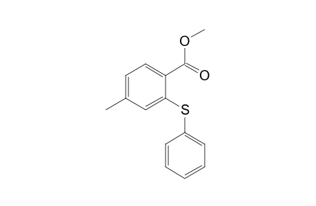 Methyl 4-methyl-2-phenylsulfanylbenzoate