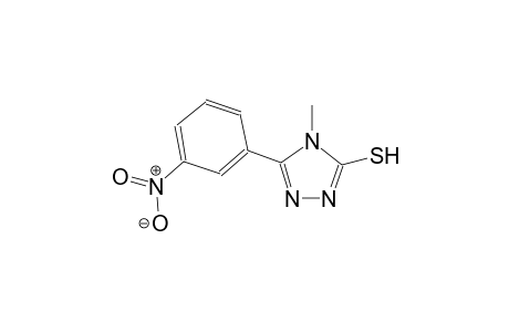 4H-1,2,4-triazole-3-thiol, 4-methyl-5-(3-nitrophenyl)-