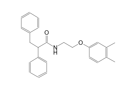 benzenepropanamide, N-[2-(3,4-dimethylphenoxy)ethyl]-alpha-phenyl-