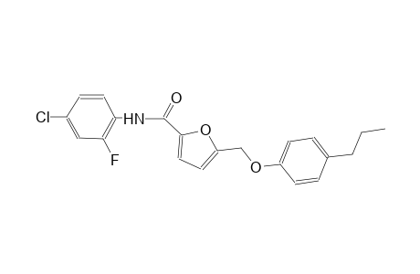 N-(4-chloro-2-fluorophenyl)-5-[(4-propylphenoxy)methyl]-2-furamide