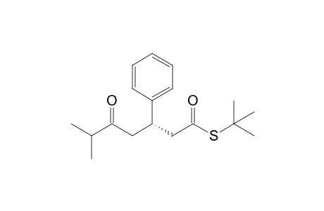 S-tert-Butyl (S)-5-Oxo-6-methyl-3-phenylheptanethioate