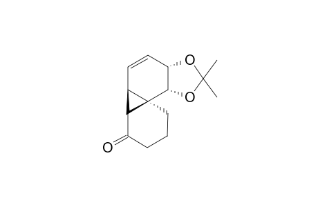 (3aS,5aR,5bR,9aR,9bR)-2,2-dimethyl-5a,5b,7,8,9,9b-hexahydrobenzo[1',3']cyclopropa[1',2':3,4]benzo[1,2-d][1,3]dioxol-6(3aH)-one