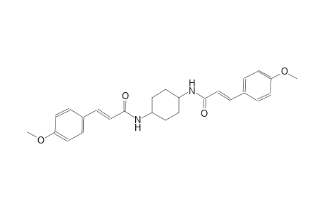 (2E)-3-(4-methoxyphenyl)-N-(4-{[(2E)-3-(4-methoxyphenyl)-2-propenoyl]amino}cyclohexyl)-2-propenamide
