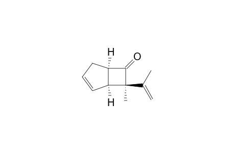 Bicyclo[3.2.0]hept-2-en-6-one, 7-methyl-7-(1-methylethenyl)-, (1.alpha.,5.alpha.,7.beta.)-