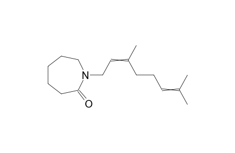 n-(3,7-Dimethyl-2,6-octadienyl)-caprolactam