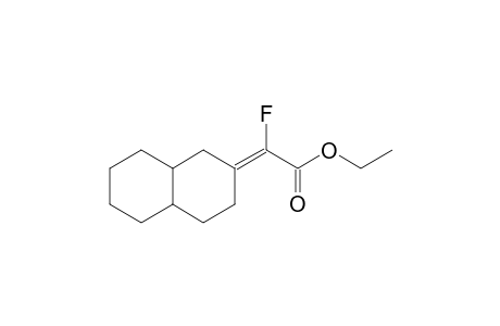 Ethyl 2-fluoro-2-(2-decalinylidene) acetate