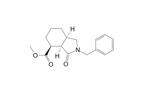 1H-Isoindole-4-carboxylic acid, octahydro-3-oxo-2-(phenylmethyl)-, methyl ester, (3a.alpha.,4.beta.,7a.alpha.)-(.+-.)-