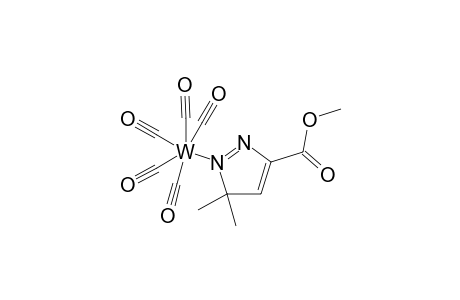 Pentacarbonyl(3,3-dimethyl-5-methoxycarbonyl-3H-pyrazole-N2)tungsten(0)