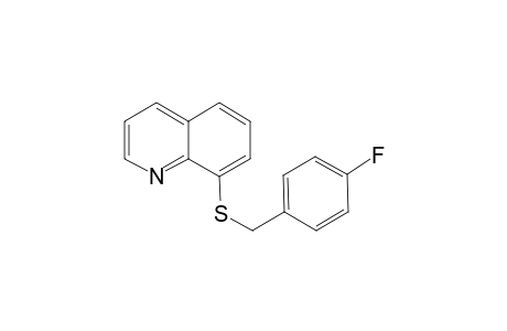8-[(4-Fluorobenzyl)sulfanyl]quinoline