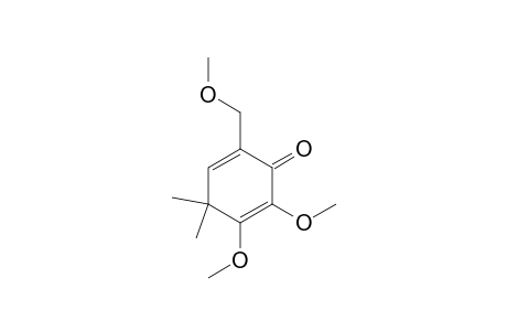 2,5-Cyclohexadien-1-one, 2,3-dimethoxy-6-(methoxymethyl)-4,4-dimethyl-