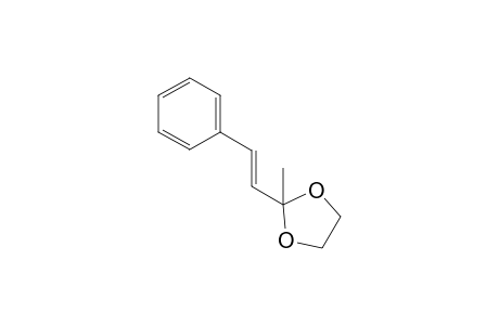2-Methyl-2-[(E)-2-phenylethenyl]-1,3-dioxolane