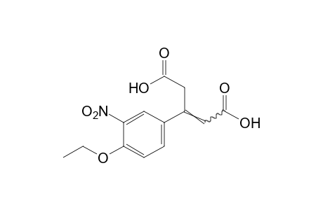 3-(4-ethoxy-3-nitrophenyl)glutaconic acid