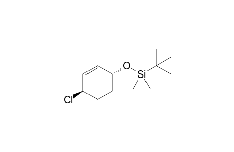 tert-Butyl-[(1R,4R)-4-chloranylcyclohex-2-en-1-yl]oxy-dimethyl-silane
