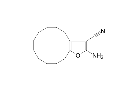 Cyclododeca[b]furan-3-carbonitrile, 2-amino-4,5,6,7,8,9,10,11,12,13-decahydro-