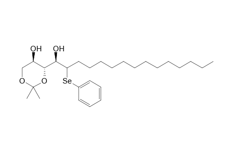 (1'R,2'R/S,4R,5R)-4-(1-Hydroxy-2-phenylselenylpentadecanyl)-2,2-dimethyl[1,3]dioxan-5-ol