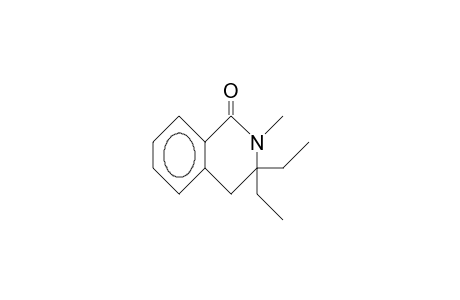 3,3-Diethyl-N-methyl-3,4-dihydro-1-isoquinolone