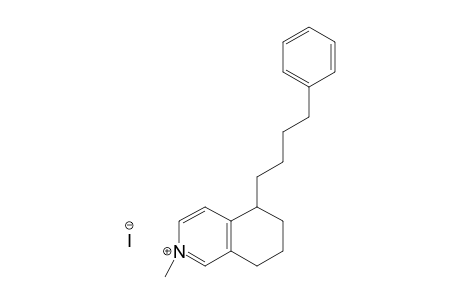 2-METHYL-5-(4-PHENYLBUTYL)-5,6,7,8-TETRAHYDROISOQUINOLINIUM-IODIDE