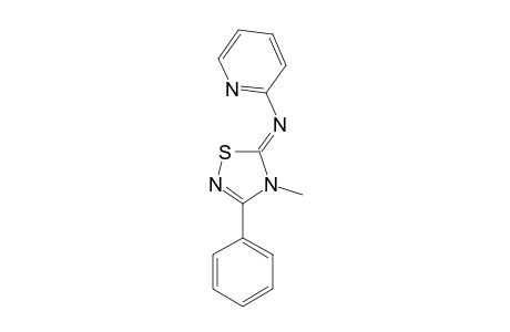 4-METHYL-3-PHENYL-5-(2-PYRIDYLIMINO)-1,2,4-THIADIAZOLINE