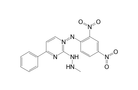 4-Phenyl-2-methylhydrazino-1-(2,4-dinitrophenylimino)-pyrimidium-N-ylid