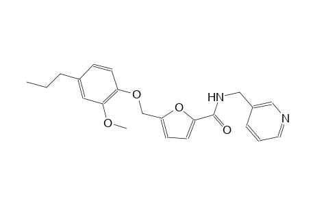 5-[(2-methoxy-4-propylphenoxy)methyl]-N-(3-pyridinylmethyl)-2-furamide