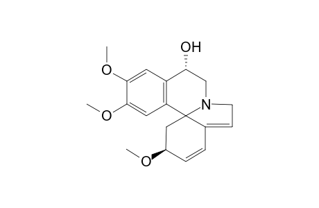 Erythrinan-11-ol, 1,2,6,7-tetradehydro-3,15,16-trimethoxy-, (3.beta.,11.alpha.)-