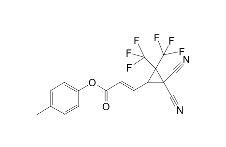 (4'-Methylphenyl) 3-(1,1'-dicyano-2,2'-bis(rtifluoromethyl)cycloprop-3'-yl)acrylate