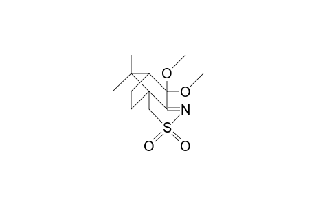 (3AS)-7,7-dimethoxy-8,8-dimethyl-4,5,6,7-tetrahydro-3H-3a,6-methano-2,1-benzisothiazole 2,2-dioxide