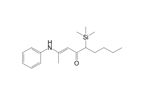 2-(N-Phenylamino)-5-(trimethylsilyl)non-2-en-4-one