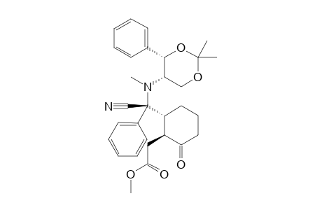 2-[(1S,2R)-2-[(R)-cyano-[[(4S,5S)-2,2-dimethyl-4-phenyl-1,3-dioxan-5-yl]-methyl-amino]-phenyl-methyl]-6-keto-cyclohexyl]acetic acid methyl ester