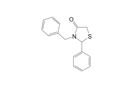 3-Benzyl-2-phenyl-1,3-thiazolidin-4-one