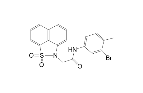 2H-naphtho[1,8-cd]isothiazole-2-acetamide, N-(3-bromo-4-methylphenyl)-, 1,1-dioxide