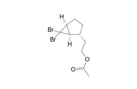 [1.alpha.,2.alpha./.beta.,5.alpha.]-6,6-Dibromo-2-(2'-hydroxyethyl)bicyclo[3.1.0]hexane acetate
