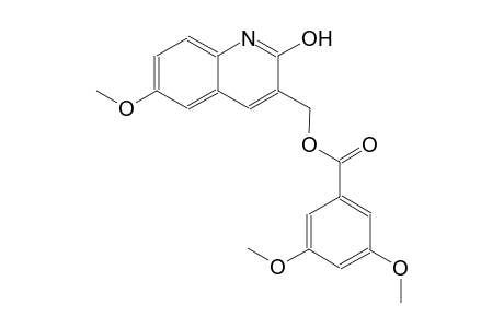 (2-hydroxy-6-methoxy-3-quinolinyl)methyl 3,5-dimethoxybenzoate