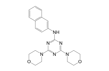 4,6-dimorpholino-N-(2-naphthyl)-1,3,5-triazin-2-amine