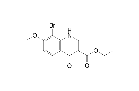 8-Bromo-4-keto-7-methoxy-1H-quinoline-3-carboxylic acid ethyl ester