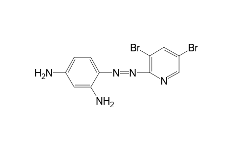 4-[(3,5-Dibromo-2-pyridinyl)diazenyl]-1,3-benzenediamine