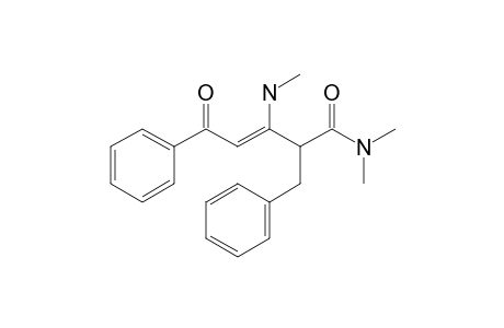 N,N-Dimethyl-2-benzyl-3-methylamino-5-oxo-5-phenyl-3-pentenamide