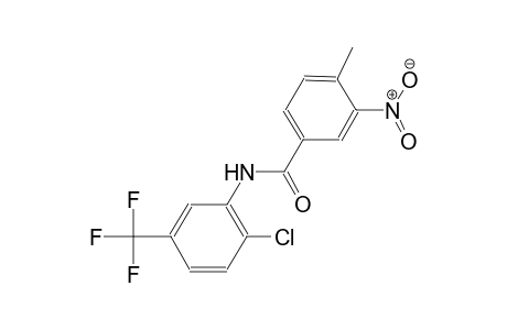 N-[2-chloro-5-(trifluoromethyl)phenyl]-4-methyl-3-nitrobenzamide