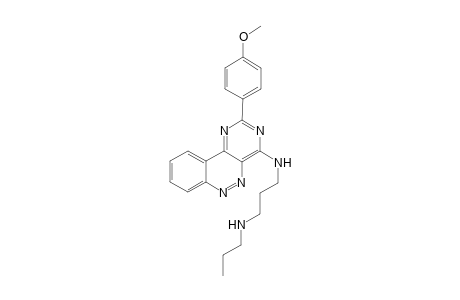 N-[2-(4-Methoxyphenyl)-pyrimido[5,4-c]cinnolin-4-yl]-N'-propylpropane-1,3-diamine