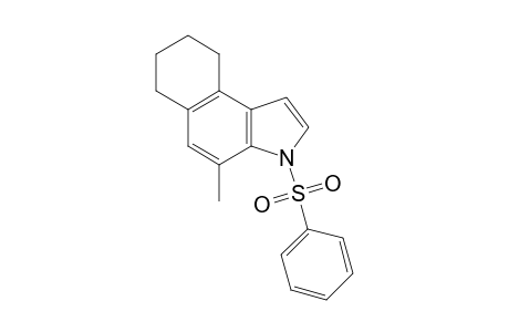 9-Methyl-1-phenylsulfonyl-4,5,6,7-tetrahydrobenz[e]indole