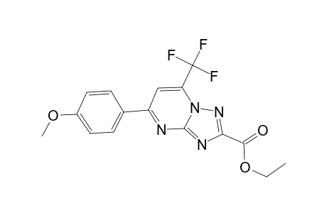 Ethyl 5-(4-methoxyphenyl)-7-(trifluoromethyl)-[1,2,4]triazolo[1,5-a]pyrimidine-2-carboxylate