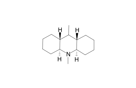 TRANS-SYN-TRANS-9,10-DIMETHYLPERHYDROACRIDINE