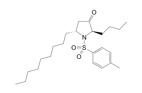 trans-2-Butyl-5-nonyl-1-tosylpyrrolidin-3-one