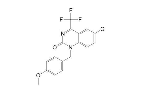 6-CHLORO-1-[(4-METHOXYPHENYL)-METHYL]-4-(TRIFLUOROMETHYL)-HYDROQUINAZOLIN-2-ONE