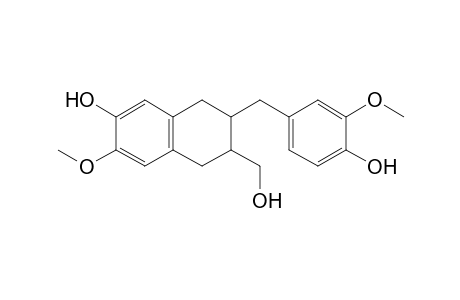 7-Hydroxy-2-[(4'-hydroxy-3'-methoxyphenyl)methyl]-1,2,3,4-Tetrahydro-6-methoxynaphthalene-3-methanol