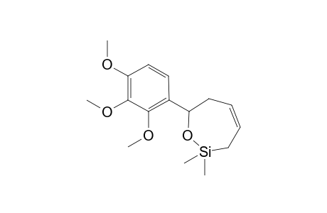 (4Z)-8,9,10-trimethoxy-2,2-dimethyl-3,6-dihydro-2H-1,2-benzoxasilocine