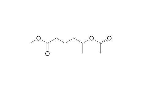 5-Acetoxy-3-methyl-hexanoic acid, methyl ester
